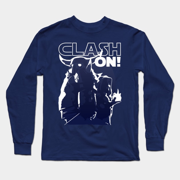 Clash On with Pekka and Wizard Long Sleeve T-Shirt by Joker & Angel
